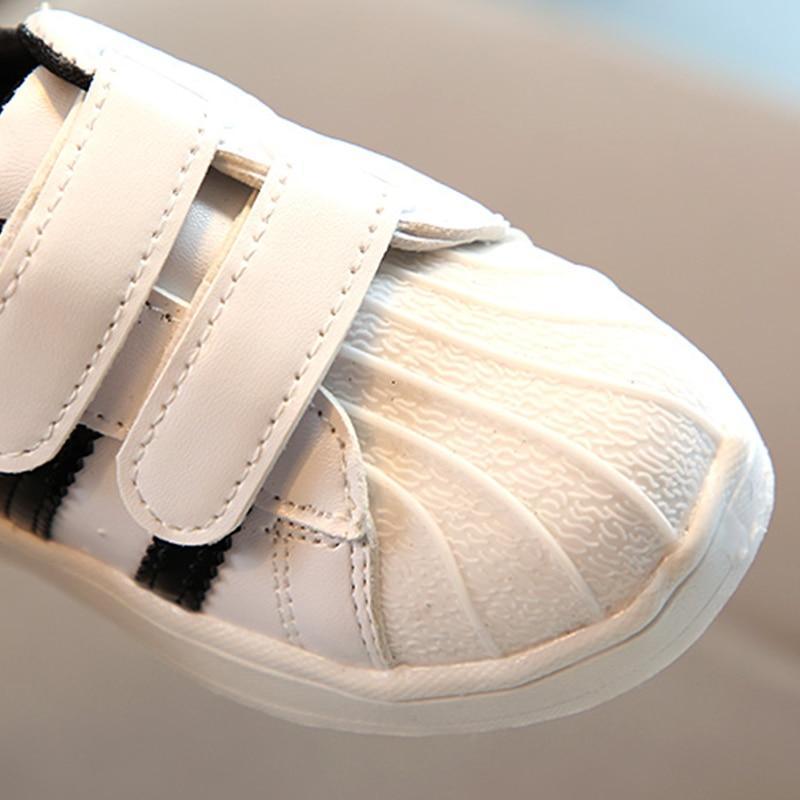 Chaussures de marche souples et décontractées pour bébés et tout-petits, semelle antidérapante, unisexe, noir, rouge, doré