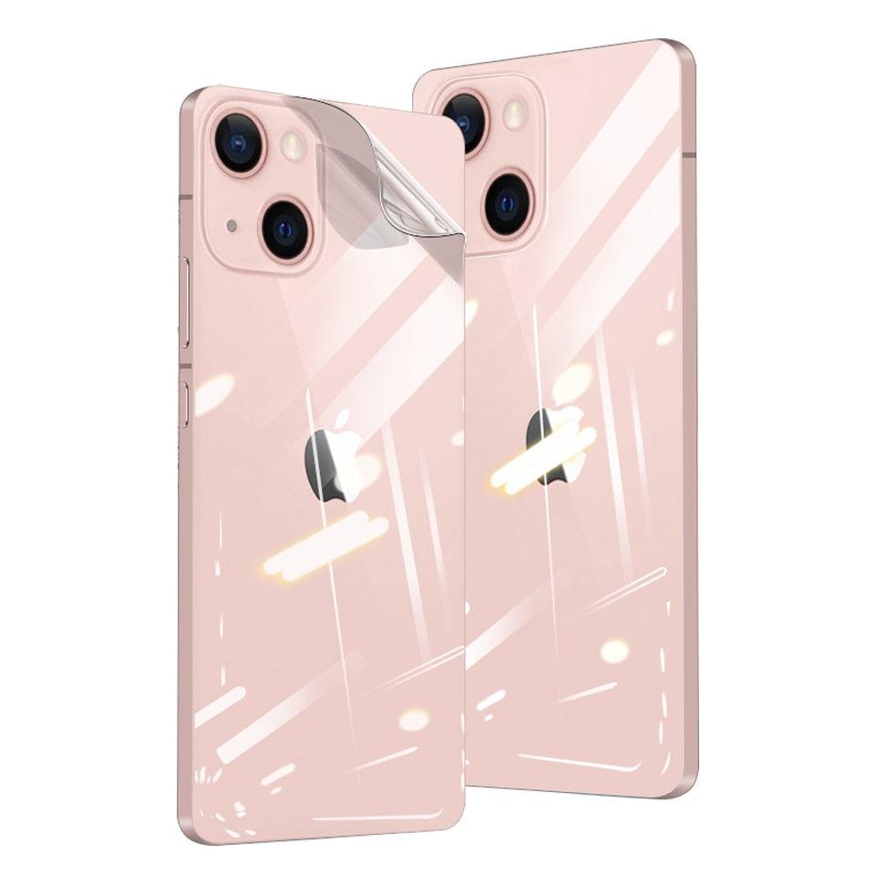 Protection d'écran en verre trempé ultra-fin pour iPhone 14 13 11 12 XS MAX XR X 7 8 6 6S SE Pro MAX Plus Mini, protection arrière souple anti-bulles/rayures