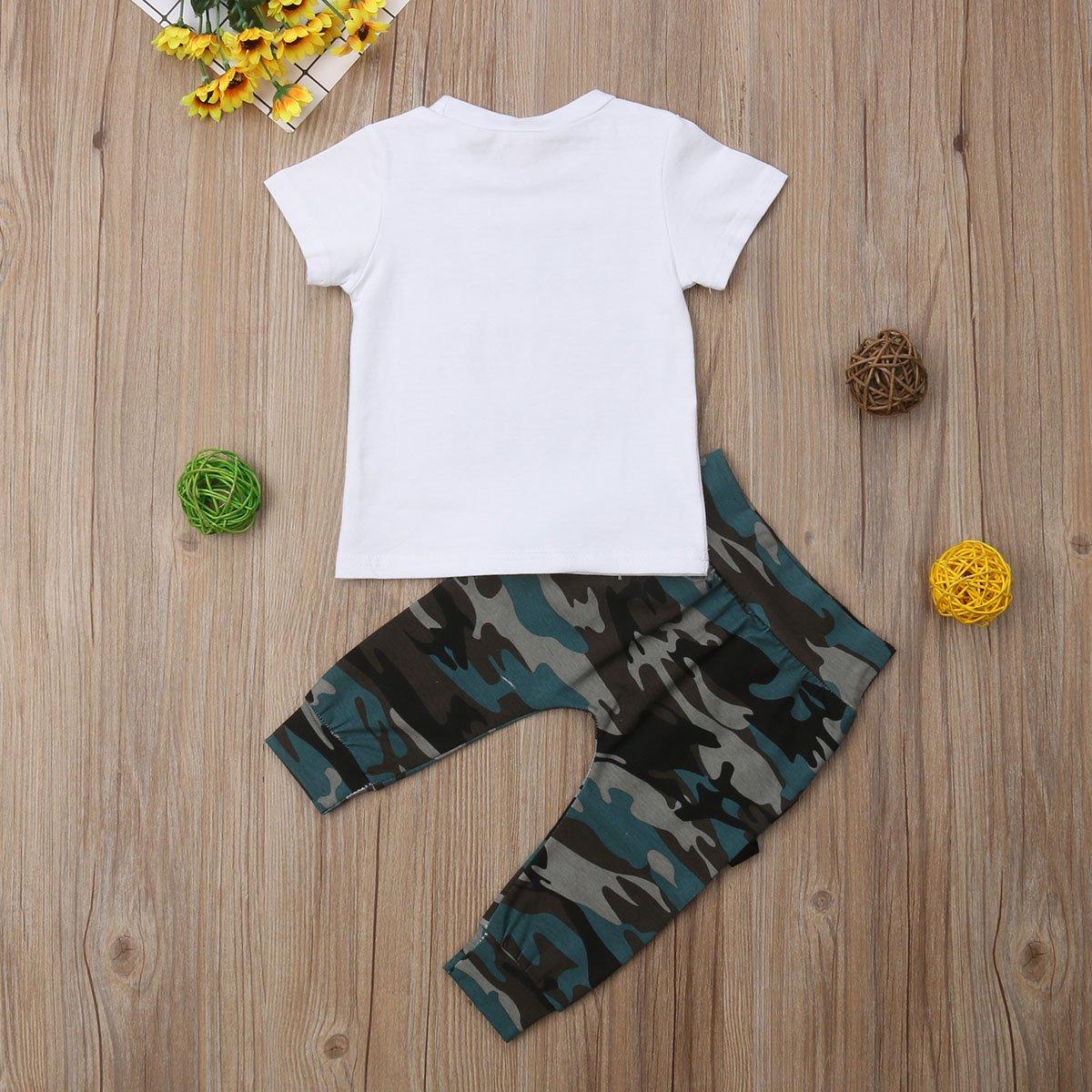 Bébé Hip Hop Manches Courtes Été Tout-petit Nourrisson "Like A Boss" Lettre Hauts T-shirt et Pantalon Ensembles 2 Pièces Pour Garçons