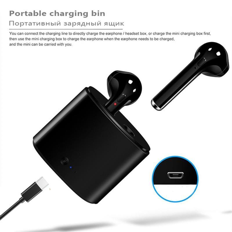 Écouteurs sans fil Bluetooth 5.0 intra-auriculaires pour le sport avec micro pour tous les téléphones intelligents Android et iOS