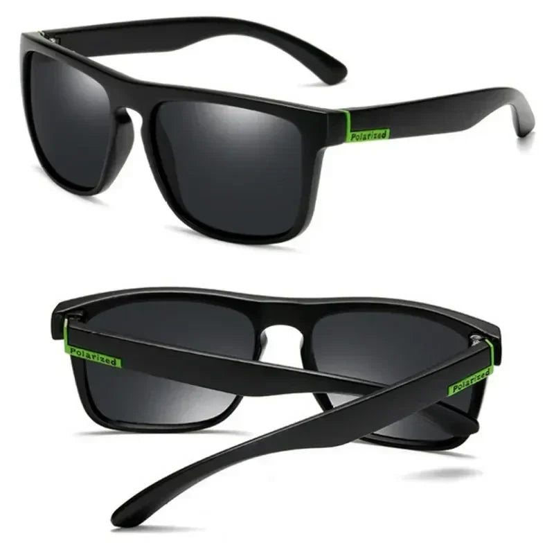 Lunettes de soleil polarisées de luxe pour hommes, de marque de designer, style rétro, pour l'extérieur, la conduite, la moto, le cyclisme