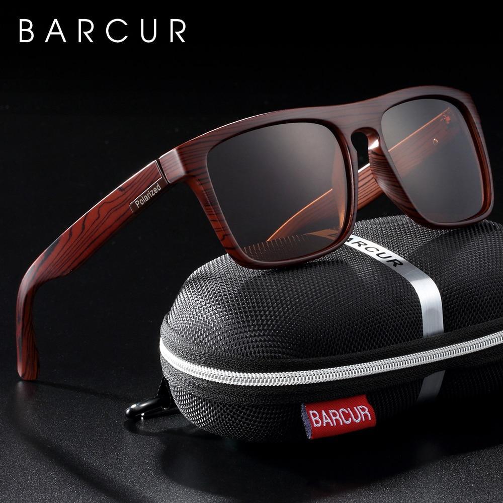 Lunettes de soleil de luxe polarisées imitation bois pour hommes et femmes Style rétro Lunettes de soleil de mode Oculos de sol