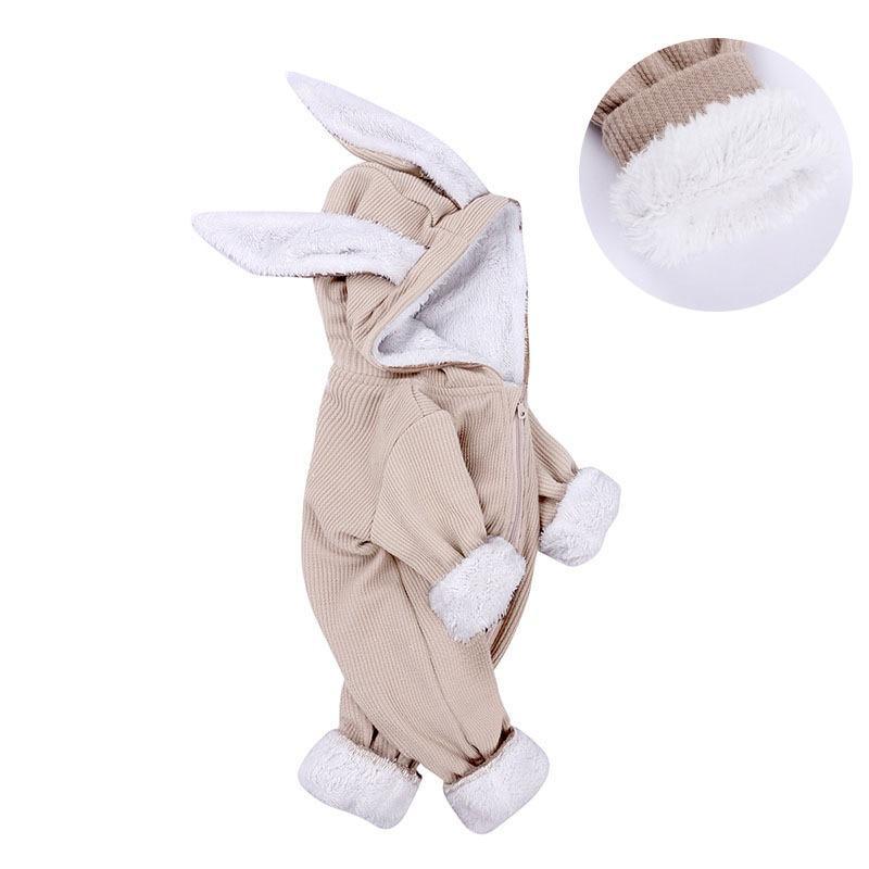 Combinaison bébé Dinosaure et Lapin avec Fermeture Éclair Vêtements Nouveaux-nés Grenouillère Bébés Filles et Garçons Déguisement Enfant Combinaison