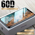 Verre de protection intégral 60D pour iPhone 12 11 13 14 Pro Max XR Film de protection d'écran en verre trempé pour iPhone 11 12 13 14