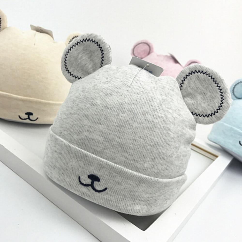 Bonnet bébé moderne tout-petits filles garçons oreilles casquette en peluche hiver chaud ours mignon oreilles casquette en peluche bonnet