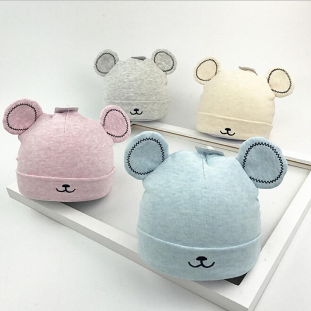 Bonnet bébé moderne tout-petits filles garçons oreilles casquette en peluche hiver chaud ours mignon oreilles casquette en peluche bonnet
