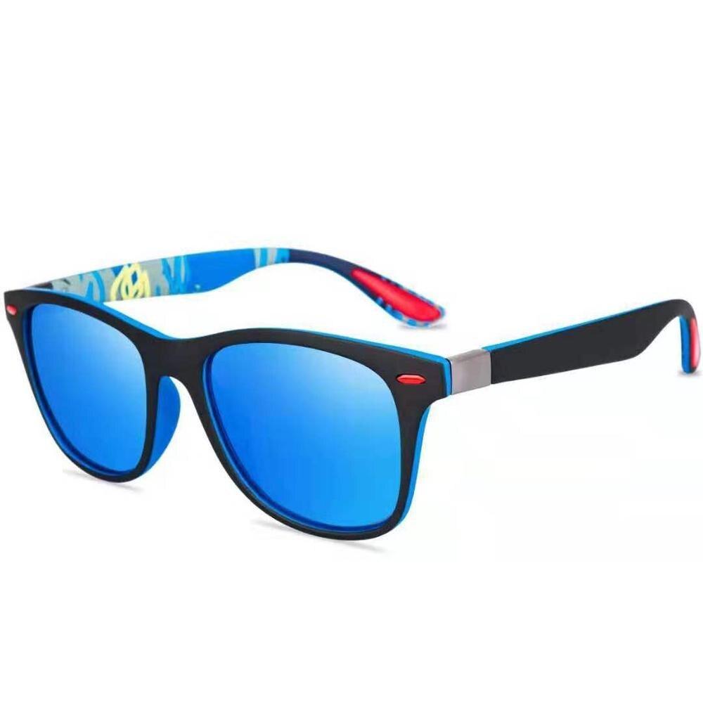 Lunettes de soleil polarisées classiques populaires de sport pour hommes et femmes, de marque, pour la conduite, les soirées, monture carrée avec protection UV400