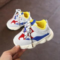 Chaussures Bébé Tout-petits Nouvelles Chaussures de Sport Printemps Automne Semelle Souple Patchwork Enfants Baskets à Lacets Garçons Filles Chaussures Enfant