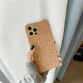 Coque de téléphone en sciure de bois compressée pour iPhone 14 13 Pro Max 12 11 X XR XS 6 7 8 Plus, solide, antichoc, respirante, ultra-mince, couvercle intégral, anti-poussière, anti-empreintes digitales, résistante aux rayures