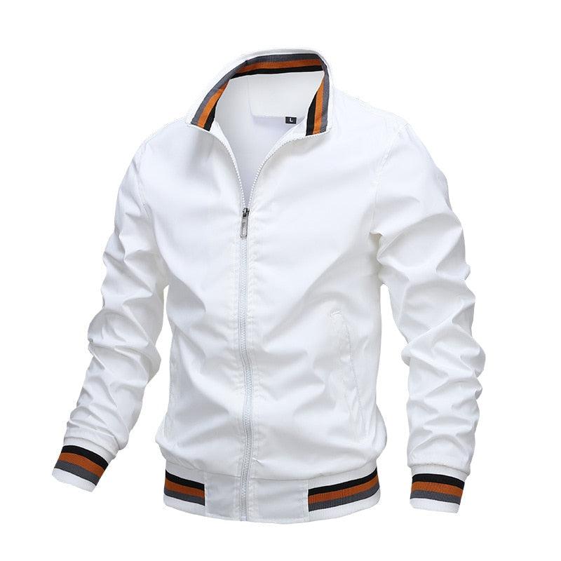 Blouson léger homme, nouvelle veste décontractée coupe-vent, vestes coupe-vent pour homme, printemps, automne, décontracté, extérieur, imperméable, élégant, bleu, slim