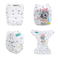 Couche culotte numérique la plus populaire pour bébé avec insert en microfibre au design imprimé moderne pour bébés garçons et bébés filles