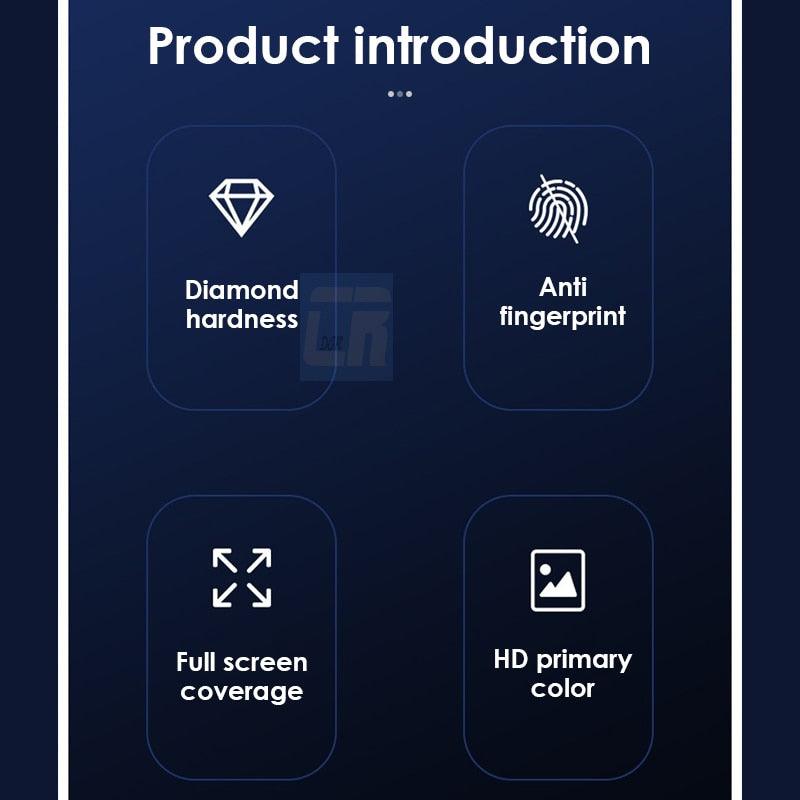 Protecteur d'écran mat pleine couverture pour iPhone 13 Pro 12 Mini 11 Verre trempé sur iPhone 12 11 pro X XS Max XR Verre de protection HD Verre trempé Film de protection anti-rayures