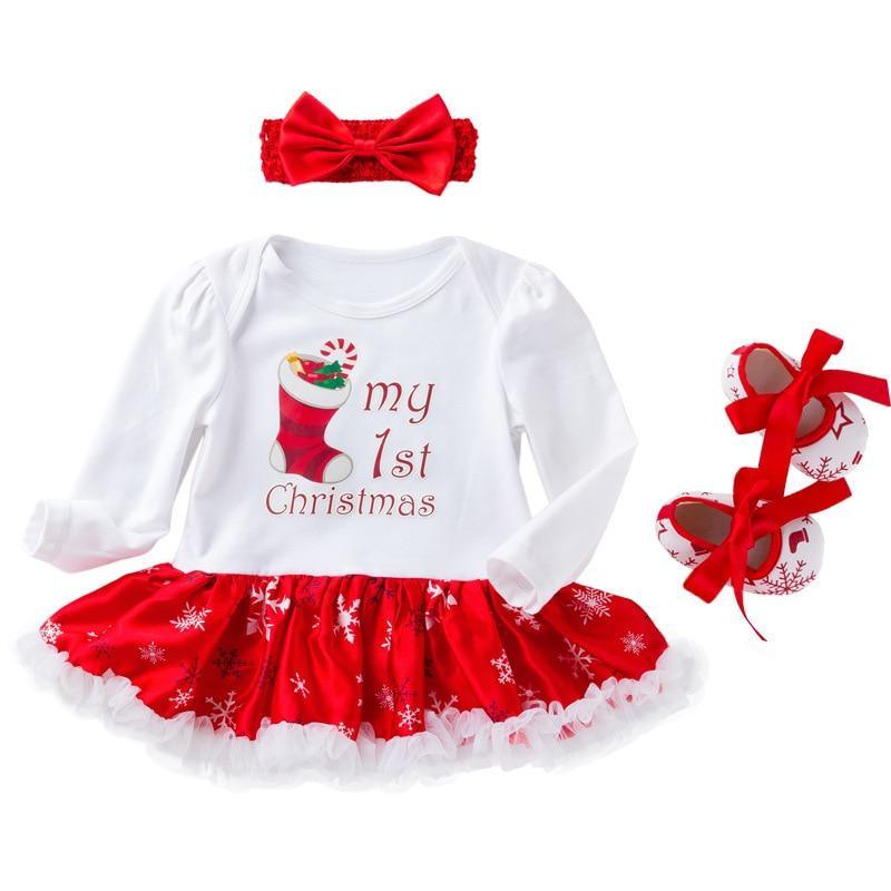 Adorables Déguisements de Noël Cerf pour Enfants Ensemble Vêtements Bébé Fille Manches Longues Design Unique Parfait pour les Enfants