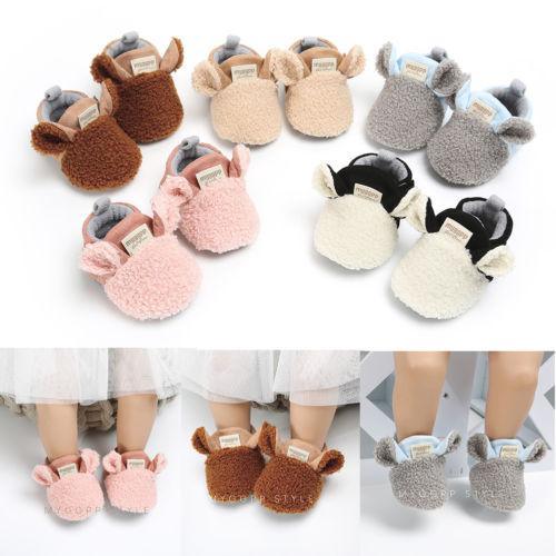 Nouvelle Mode Chaussures de Ramper pour Tout-Petits Nouveau-Nés Garçons Filles, Chaussons en Coton, Premiers Pas