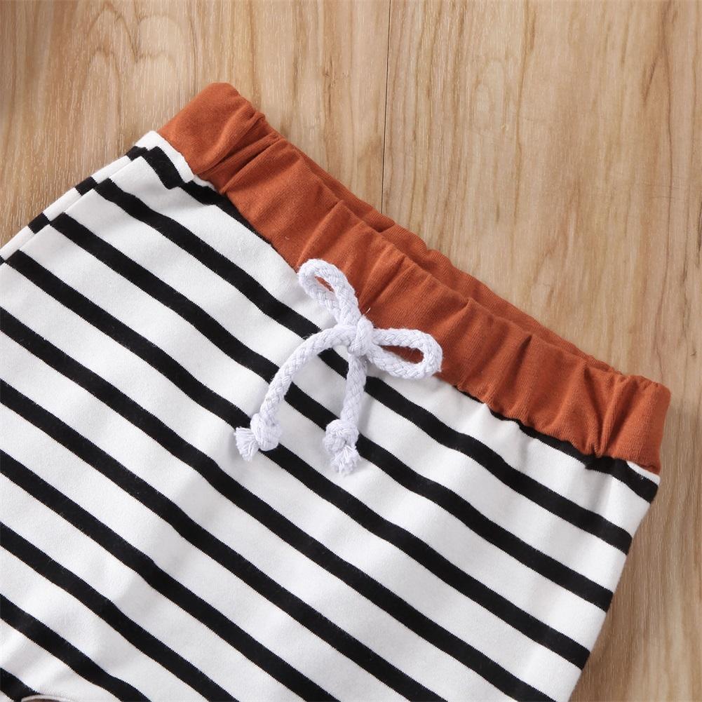 Ensemble Pyjama Garçon Bébé Style Moderne Hauts Rayés Pantalon et T-shirt Pour Garçons Et Filles