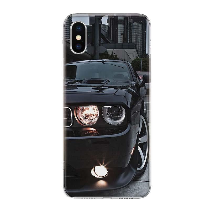 Coque de téléphone de voiture de sport cool pour iPhone 14 13 12 11 Pro Max Mini X Xs Xr 6 6s 7 8 Plus 5 5s Se Housse en caoutchouc de silicone souple antichoc