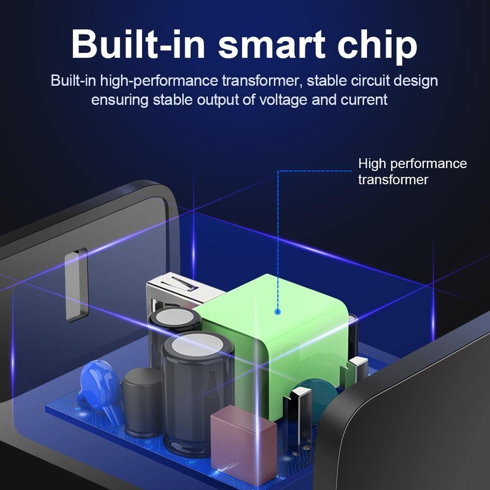 Chargeur USB 3A noir Quick Charge 3.0 Adaptateur secteur mural UE pour téléphone portable Charge rapide QC3.0