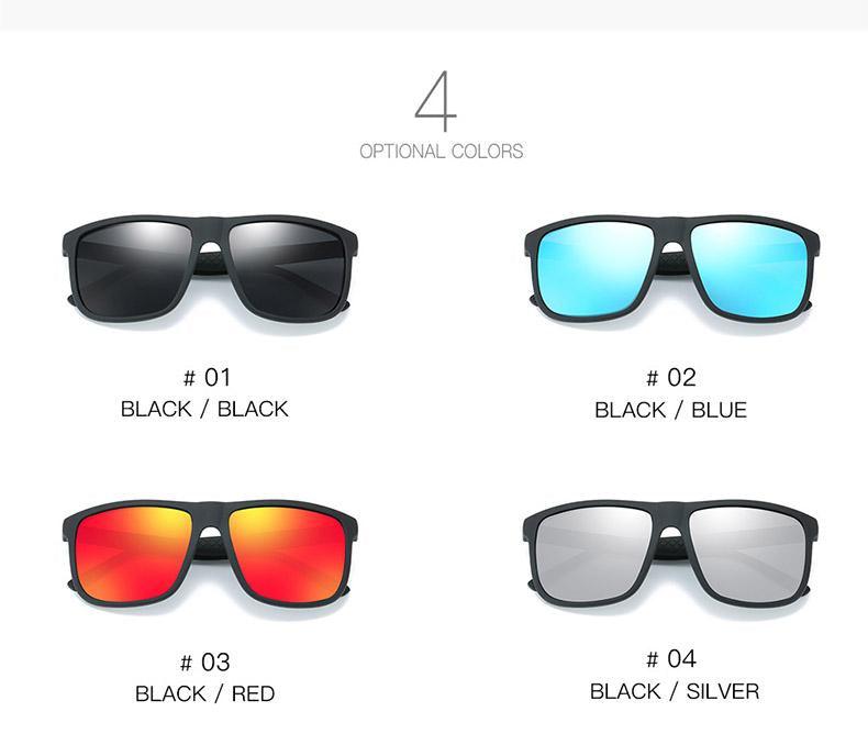 Lunettes de soleil polarisées classiques de marque célèbre pour hommes et femmes, lunettes de conduite miroir, protection UV400, nuances
