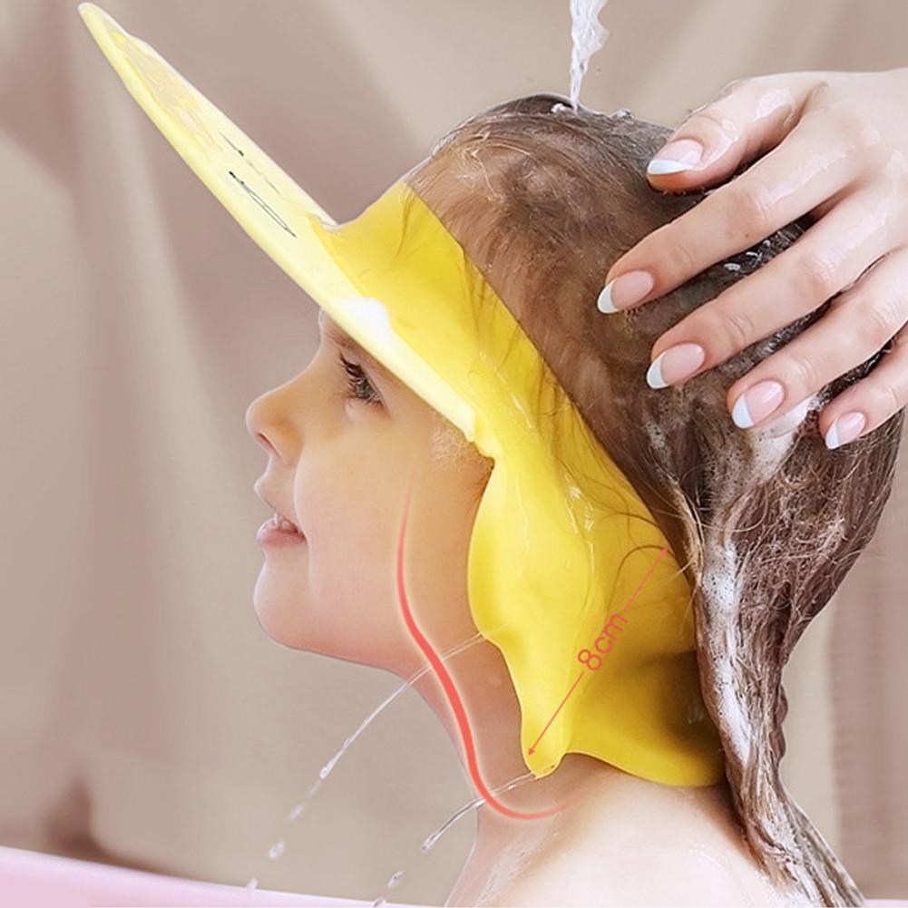 Bonnet de shampooing Modern Water Ears, large bord, pour le lavage des cheveux de bébé, forme de canard, casquettes de protection pour enfants.