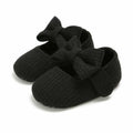 Chaussures de princesse pour bébé fille, nœud papillon, semelle souple, décontractées, pour nouveau-nés, 0-18 mois