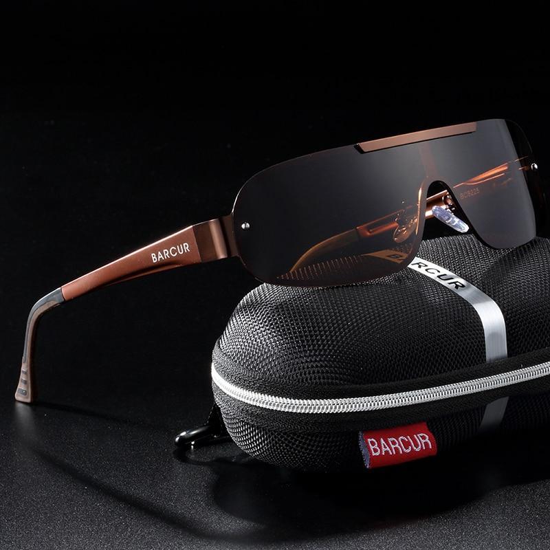Lunettes de soleil de pilote unisexe élégantes en alliage d'aluminium et de magnésium, style luxe pour la conduite, avec protection UV400