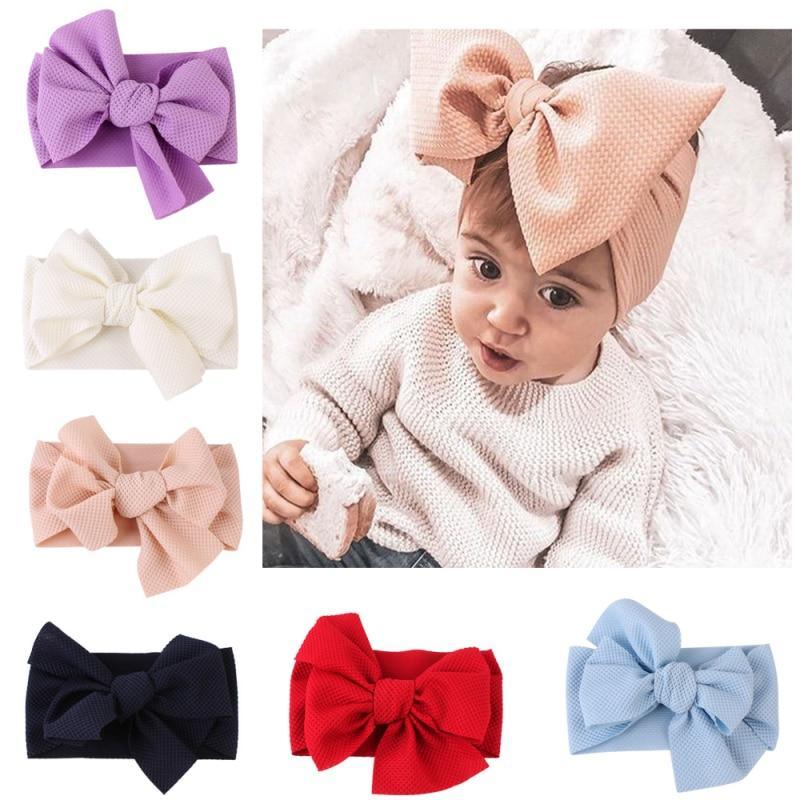 Bébé Nouveau-né Tout-petit Filles Bandeau Lapin Gros Nœud Turban Serre-tête Accessoires de Cheveux Pour Filles Enfants