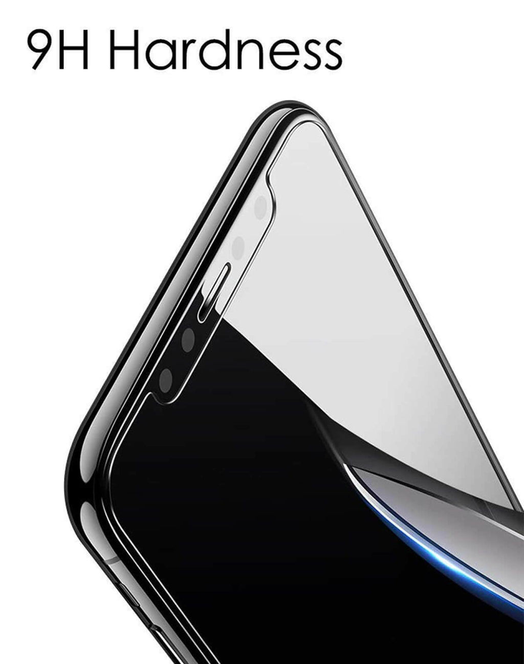 Protections d'écran en verre trempé HD pour iPhone 12 12 Max/12 Pro Film avant iPhone X 6/6s 7 8 11 Pro Max Protection d'écran transparente hautement résistante aux rayures en verre de protection plein écran pour iPhone