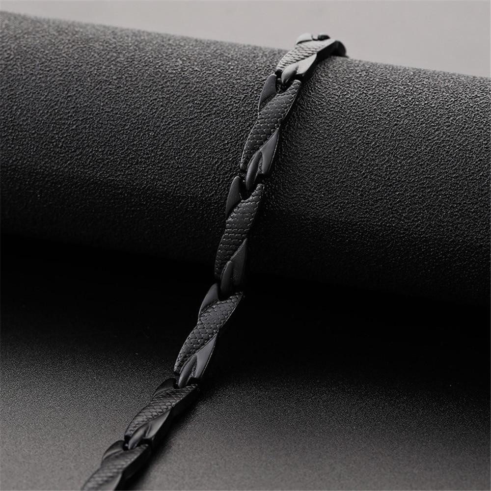 Élégant Bracelet Magnétique de Luxe Torsadé Moderne, Incroyable et Sain pour Femmes et Hommes