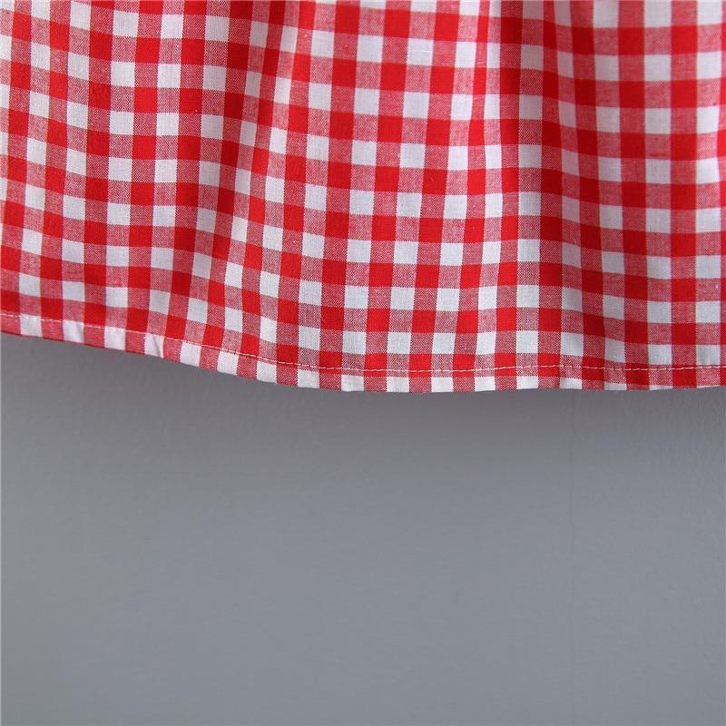 Robe de soirée d'été à carreaux avec nœud pour bébé fille, ensemble de 2 pièces (robe + chapeau)