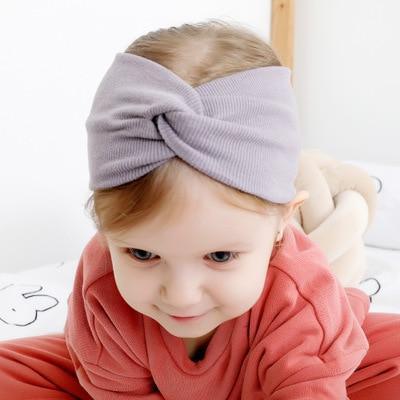 Nouveau Bonnet Bébé Automne Hiver Doux Coton Élastique Nouveau-né Fille Chapeau Enfant Casquette Nœud Turban Moderne