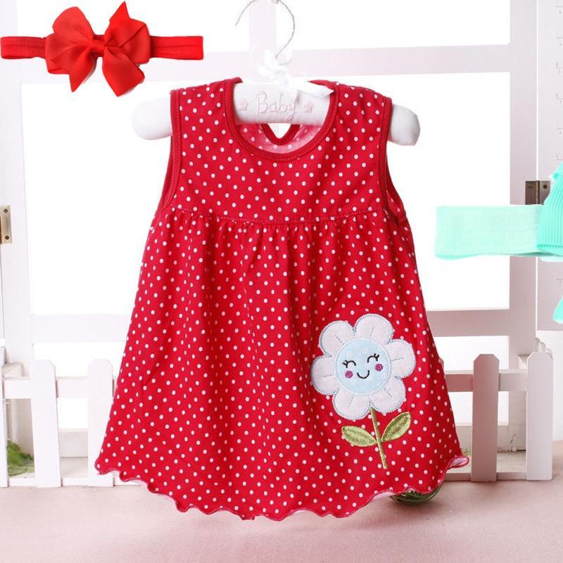 Nouvelle Robe de Princesse d'Été Mignonne pour Bébé Fille avec Bandeau, Design Tutu avec Fleurs