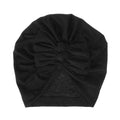 Turban Bonnet Coton Bébé Garçons et Filles Fait Main Moderne Chapeau Uni Bandeau pour Enfants