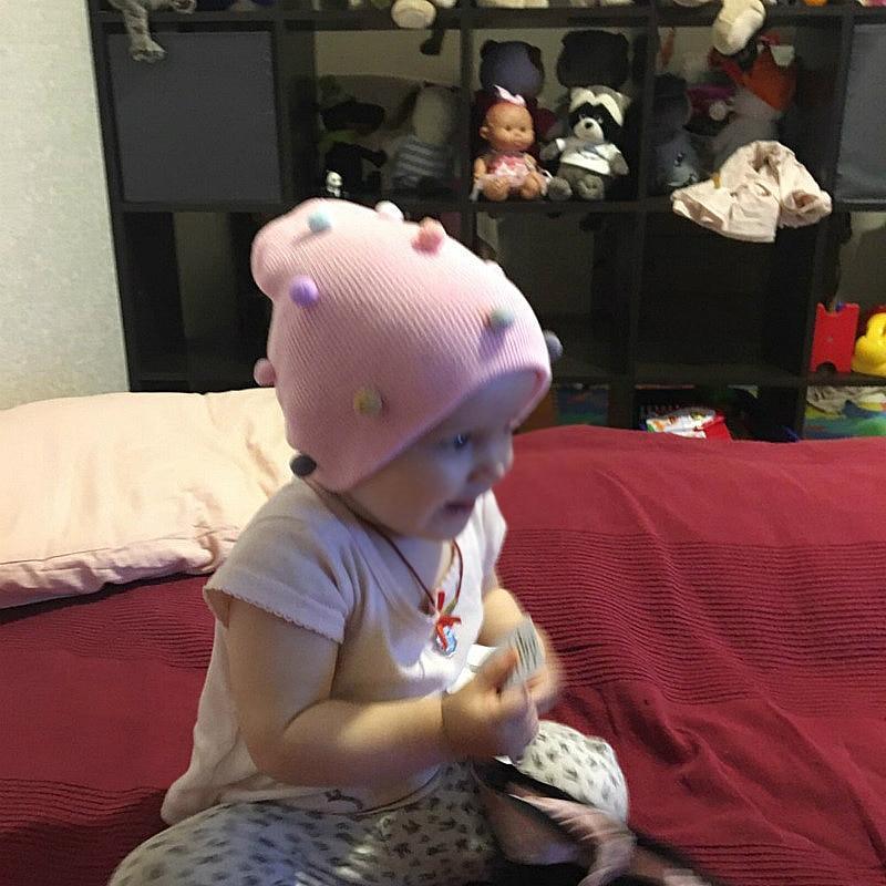 Bonnets en tricot doux et chaud pour bébés filles et garçons, collection hiver, printemps, automne