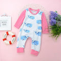 Grenouillère bébé garçons filles barboteuse florale dinosaure voiture imprimée manches longues coton barboteuse combinaison enfant pour enfants
