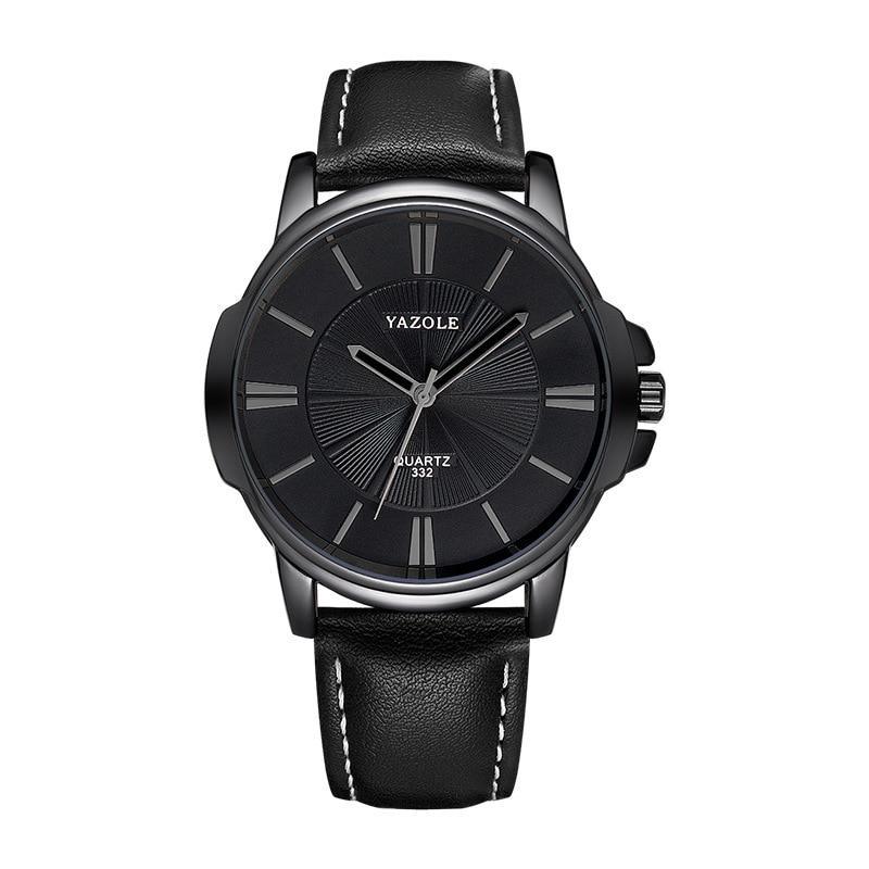 Nouvelle Montre Classique Homme Étanche Bracelet Cuir Style Affaires Luxe Excellent Design Cadeau Parfait