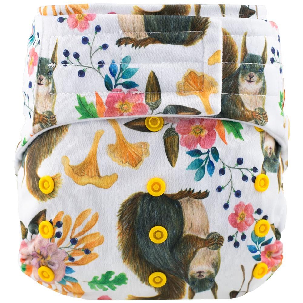 Couche Culotte à Scratch - Intérieur en Tissu Imperméable Lavable Réutilisable pour Bébés et Enfants
