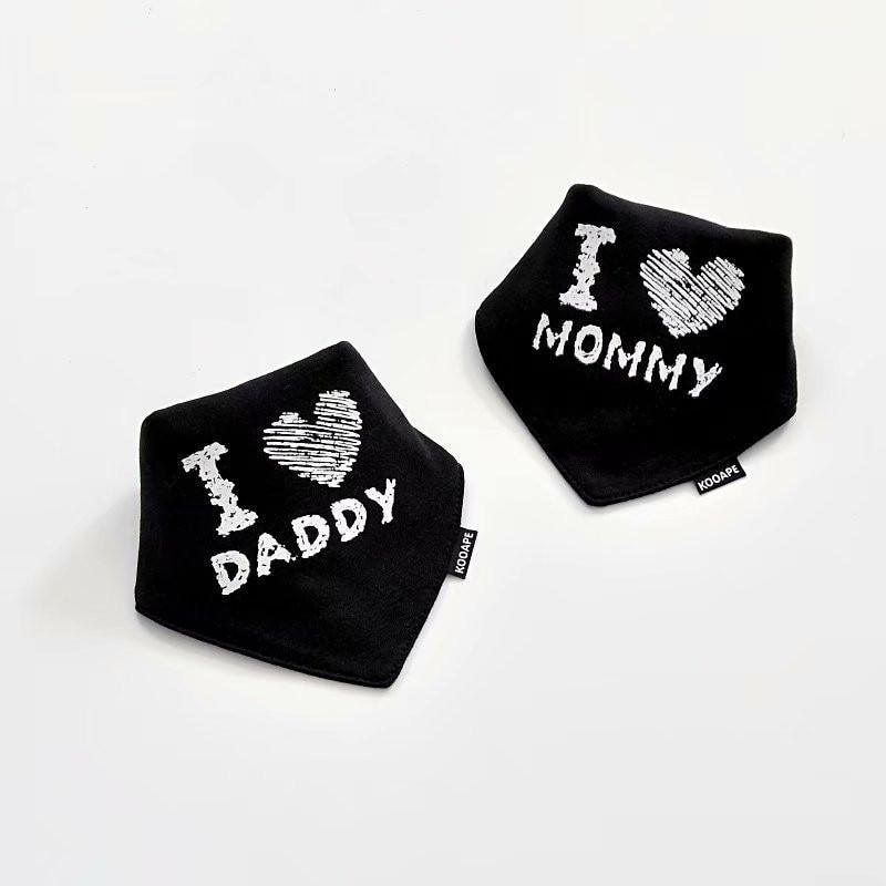 Lot de 2 bavoirs bandana double épaisseur en coton pour bébés, garçons et filles, bavoirs triangulaires, serviette pour nourrissons