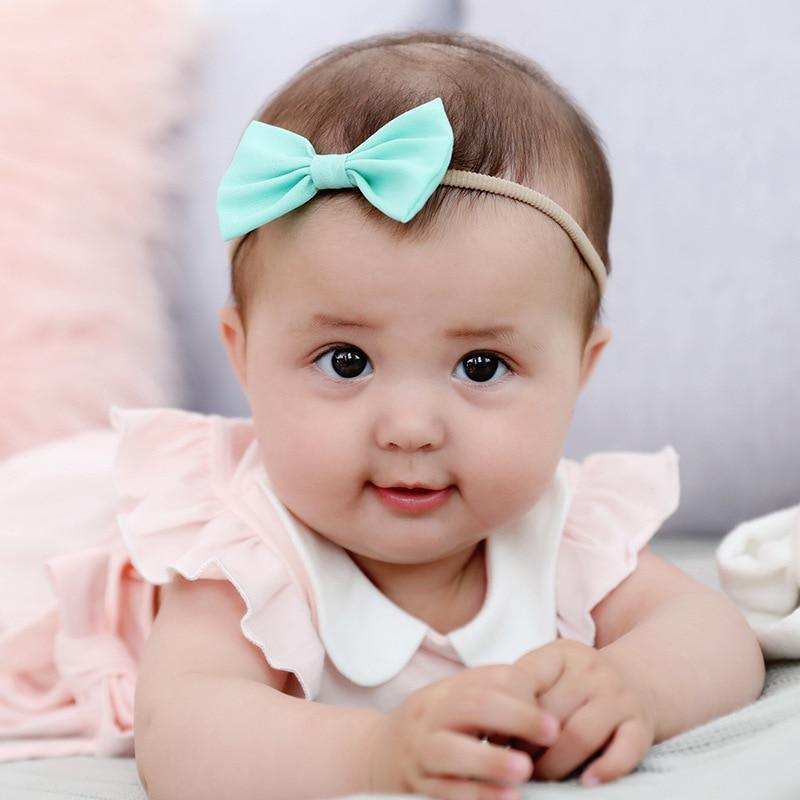 Bandeau Bébé Fille, Élastique Bébé, Accessoires Cheveux Enfants, Ensemble Nœuds Pour Bébés Filles