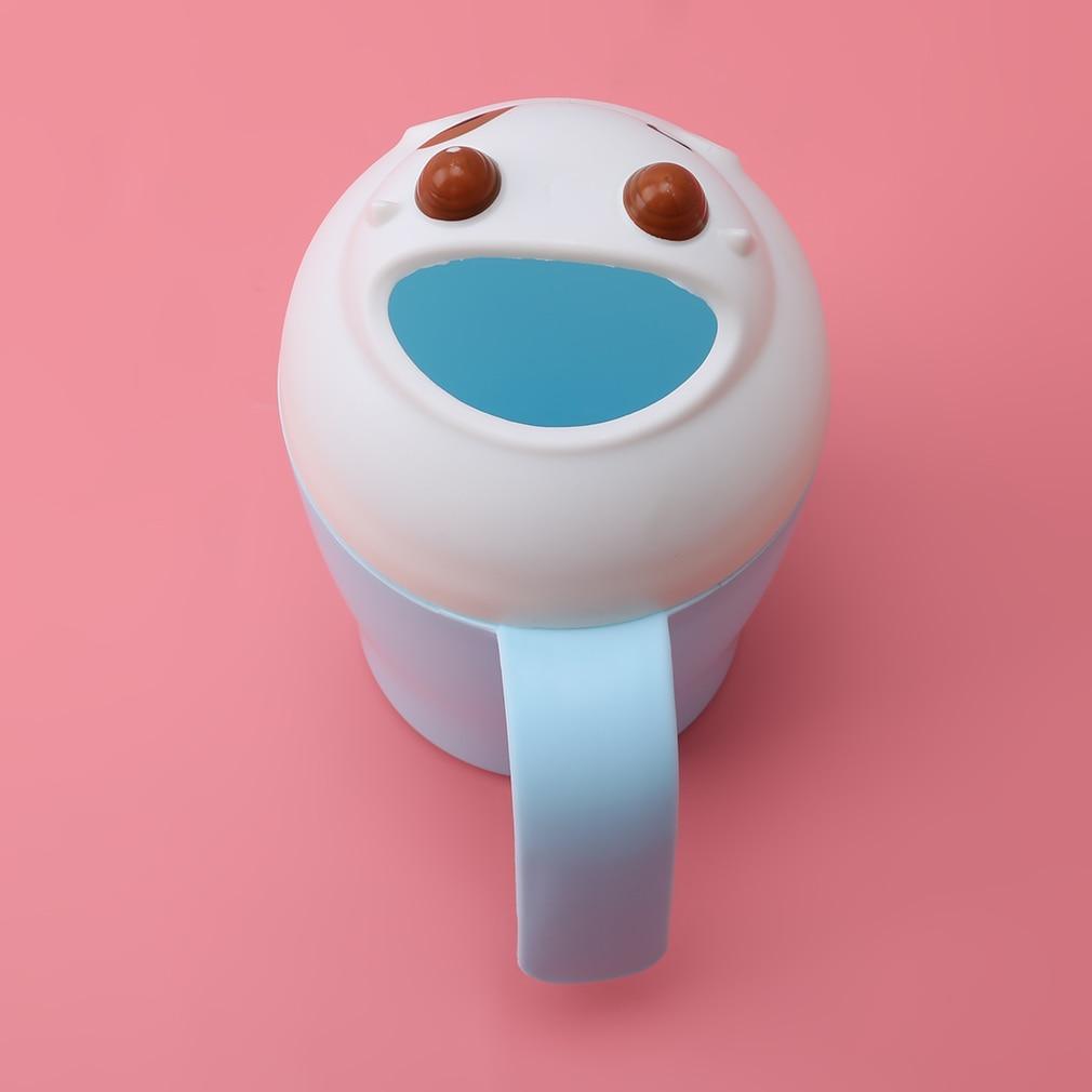Gobelet de shampoing mignon en forme de dessin animé pour bébé, cuillère de douche, baignoire, bouteille d'arrosage pour enfants, douche