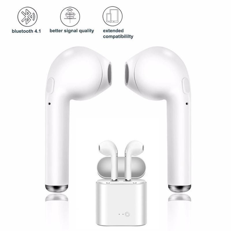 Écouteurs sans fil Bluetooth 5.0 intra-auriculaires pour le sport avec micro pour tous les téléphones intelligents Android et iOS
