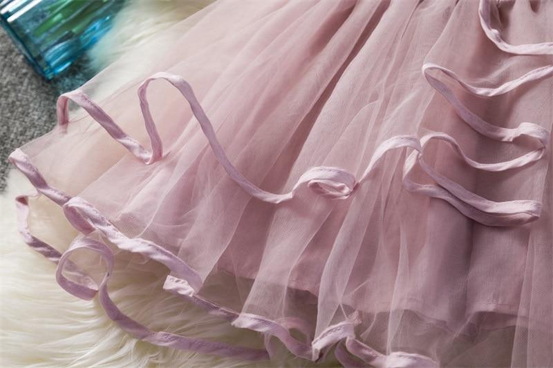 Robe de luxe moderne à fleurs pour nouveau-né, nouvelle collection d'été, vêtements mignons pour bébés filles, robe de soirée en tulle et dentelle pour filles
