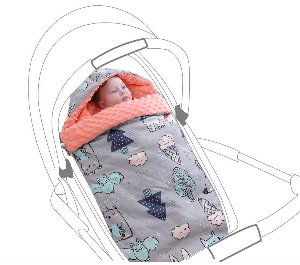 Nouveau-né Bébé Enveloppe Cocon Modèle Sac de couchage Enfant Garçon Fille Enfants Gigoteuse Couverture d'emmaillotage Pour Bébé Enfants