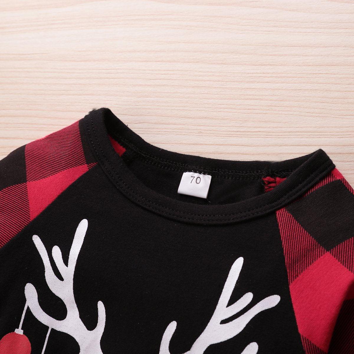 Combinaison de Noël à manches longues pour bébé nouveau-né, barboteuse pour garçons et filles, tenue de bébé avec motif de vacances pour bébés garçons et filles