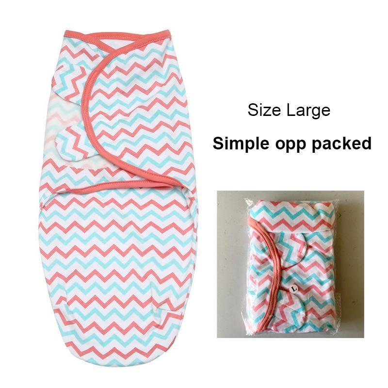 Enveloppe de couverture d'emmaillotage pour bébé nouveau-né en coton moderne pour bébés et enfants