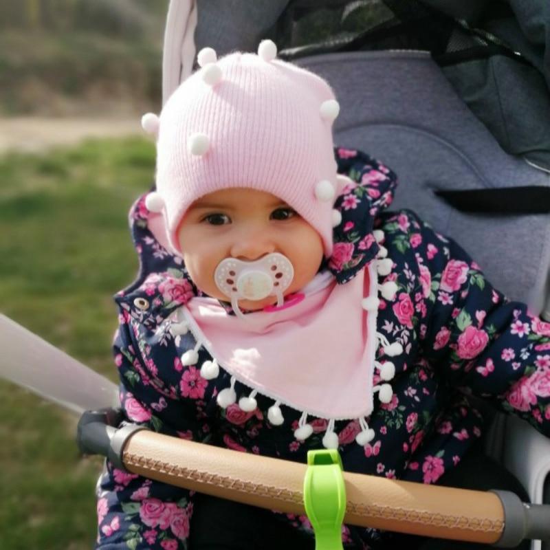 Bonnets en tricot doux et chaud pour bébés filles et garçons, collection hiver, printemps, automne