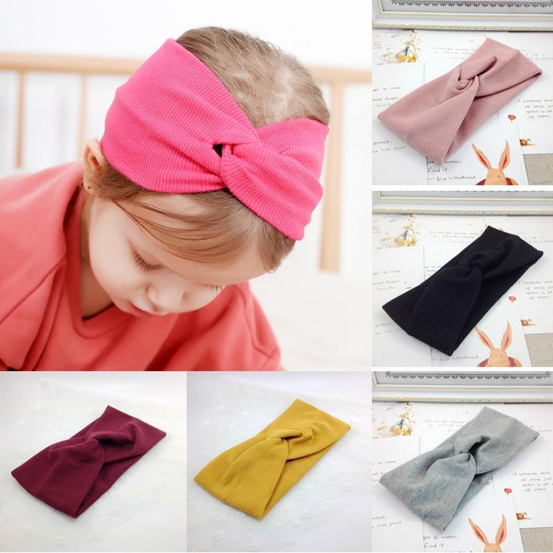 Nouveau Bonnet Bébé Automne Hiver Doux Coton Élastique Nouveau-né Fille Chapeau Enfant Casquette Nœud Turban Moderne