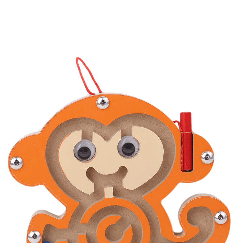 Jeu de labyrinthe magnétique pour enfants, jouet en bois pour enfants, jeu de puzzle en bois pour enfants, casse-tête éducatif précoce en bois, tableau intellectuel Stevvex