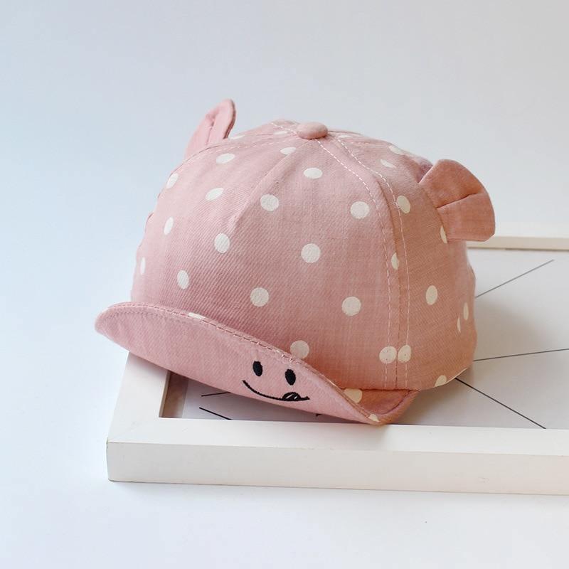Chapeaux de soleil de plage mignons pour bébés filles/garçons avec casquette snapback réglable pour enfants, tendance moderne avec oreilles mignonnes