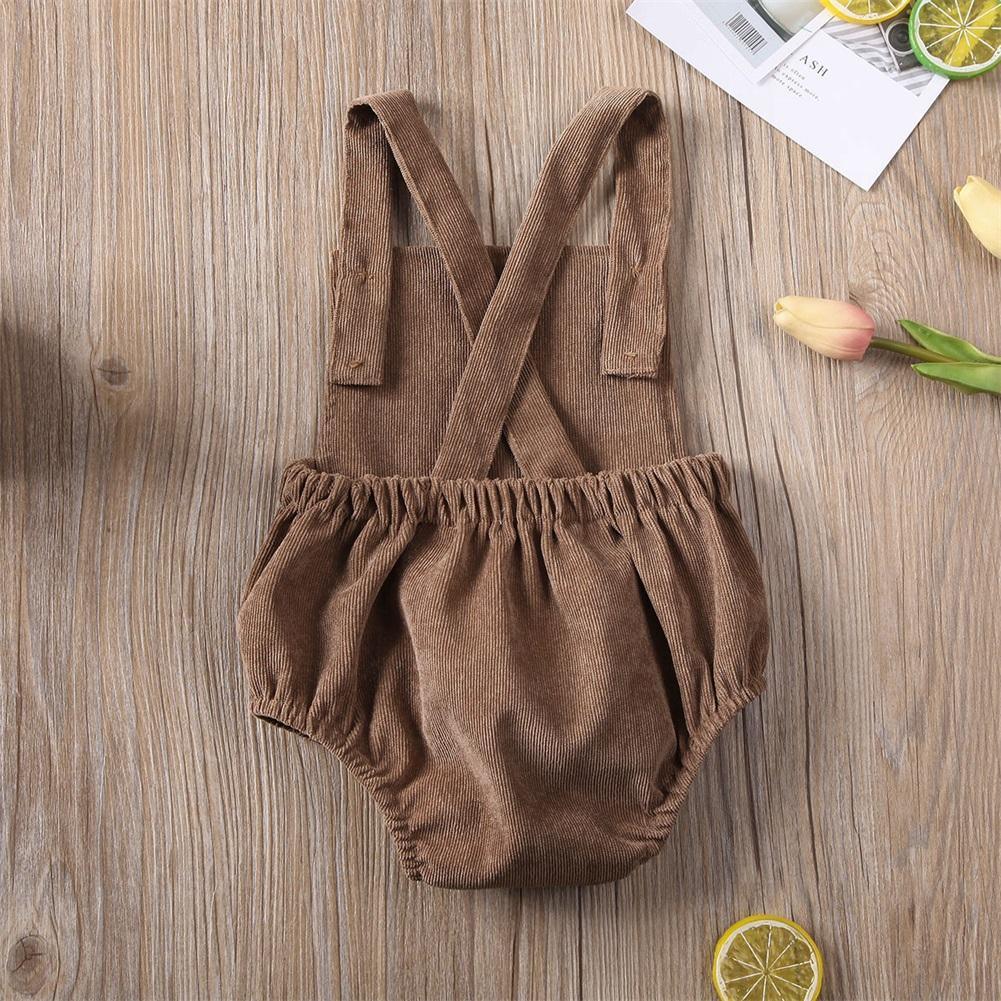 Vêtements d'été pour bébé, nouveau-né, garçon/fille, body-salopette dos nu pour filles