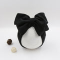 Bonnet pour bébé nouveau-né en coton moderne et élégant, avec nœud supérieur, excellent pour les accessoires de photographie, turban pour bébé
